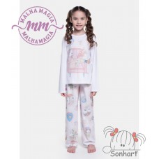 PIJAMA  KIDS FEMININO - INVERNO